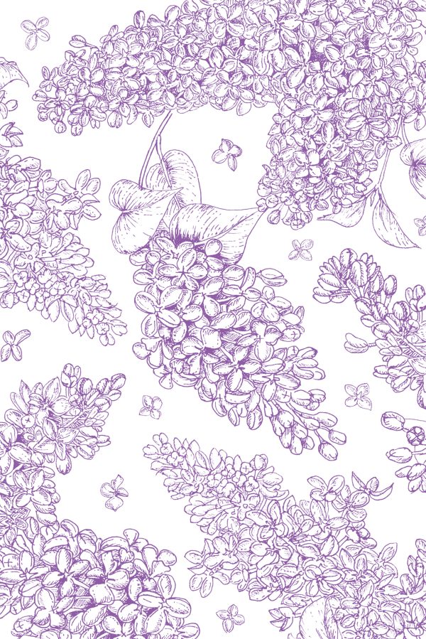 Classic lilac pattern